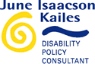 Logo: June Isaacson Kailes, Disability Policy Consultant